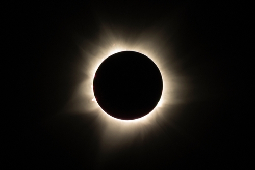 Totality,During,The,2023,Australian,Total,Solar,Eclipse,In,Exmouth