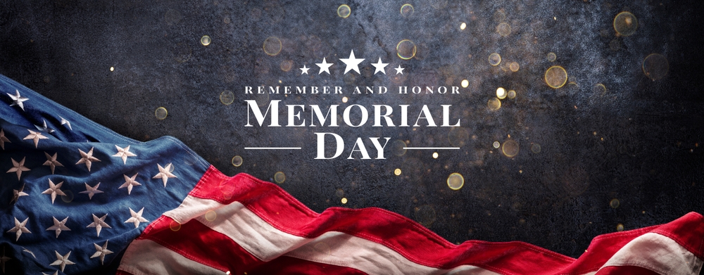 Memorial,Day,Card,-,American,Flag,On,Black,With,Abstract